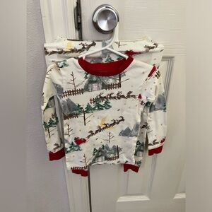 Burt’s Bees Christmas print pajamas 2T
